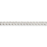 Bracciale Groumette Oro Bianco Diamanti 5.49kt-Bracciali-GRANARELLI-Gioielleria Granarelli