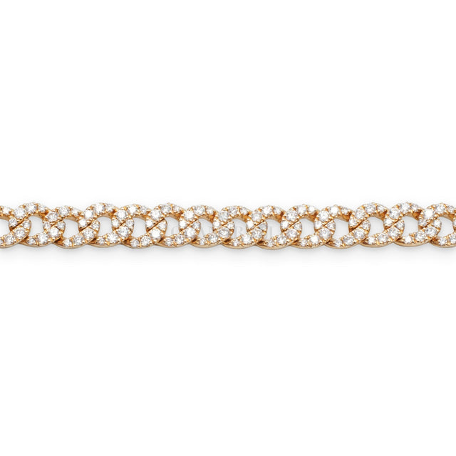 Bracciali Bracciale Groumette Oro Rosa e Diamanti CRIVELLI
