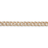 Bracciali Bracciale Groumette Oro rosa e Diamanti Brown CRIVELLI