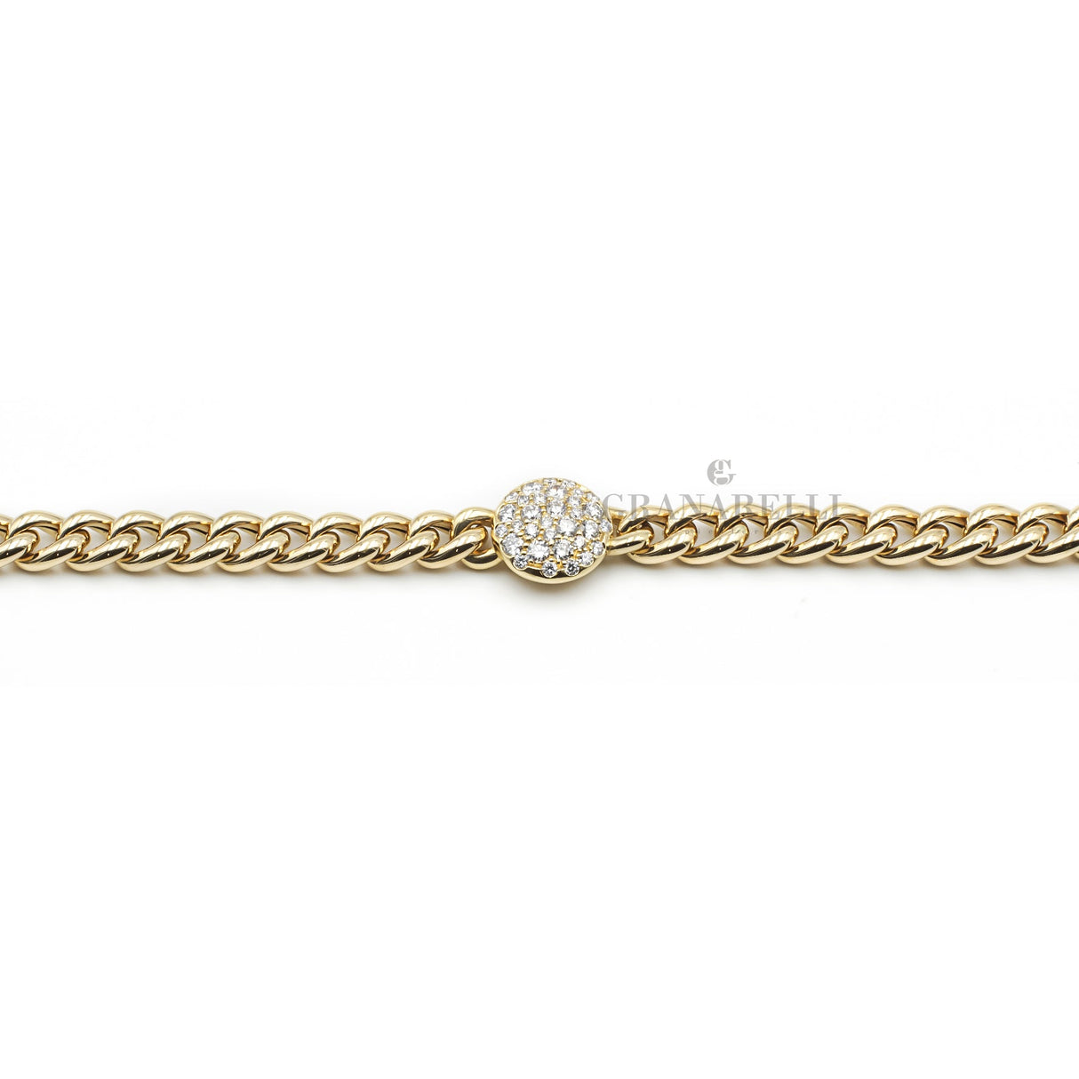 Bracciale Groumette in Oro Giallo con Diamanti-CRIVELLI-000-4635NS-Gioielleria Granarelli