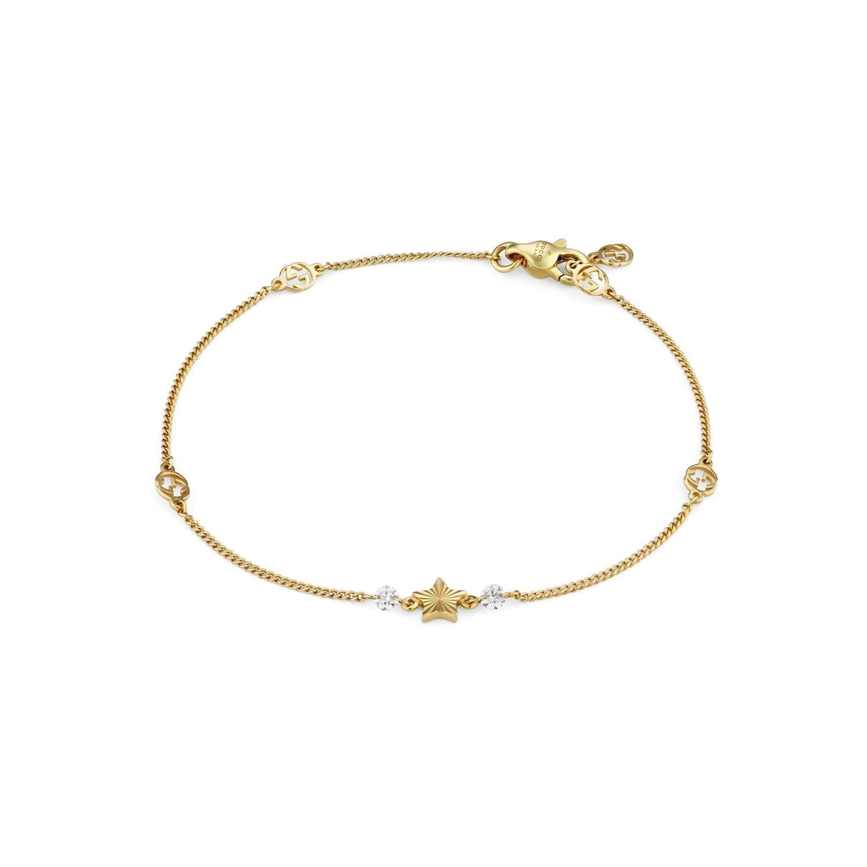 Bracciale INTERLOCKING G STAR-Bracciali-GUCCI- [SKU] -Gioielleria Granarelli
