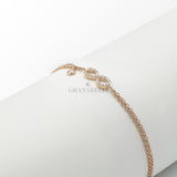Bracciale Infinito in Oro Rosa con Diamanti-CRIVELLI-234-3603-BR-Gioielleria Granarelli