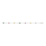 Bracciale Interlocking G con smalto multicolore-Bracciali-GUCCI-Gioielleria Granarelli
