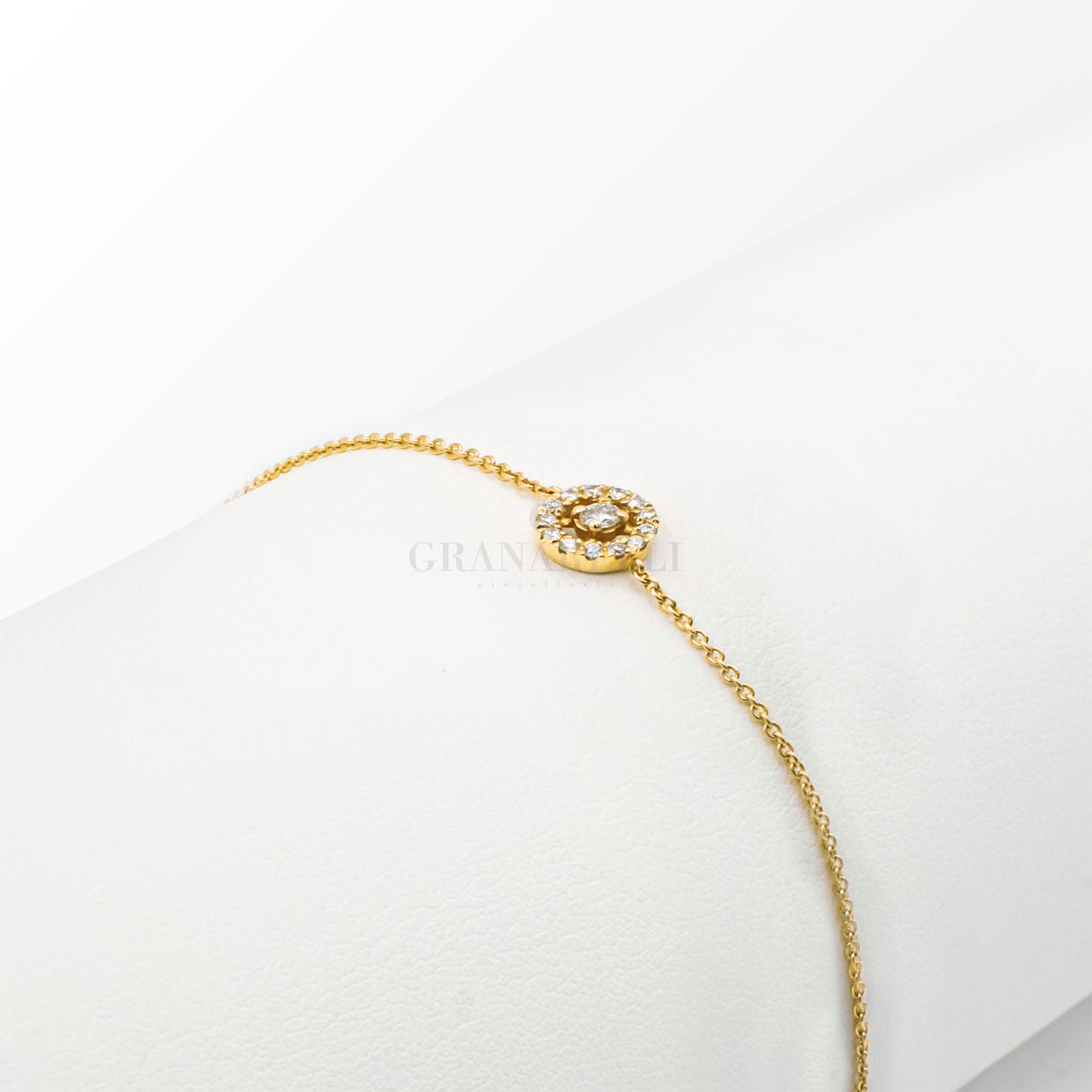 Light point bracelet in yellow gold