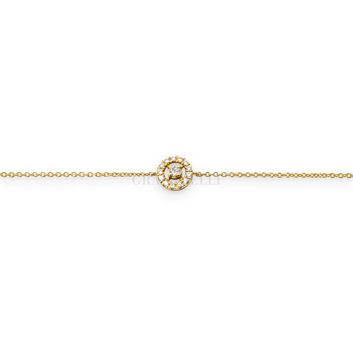Light point bracelet in yellow gold