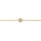 Light point bracelet in yellow gold