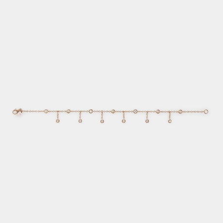Bracciale Rosario in oro Rosa con Diamanti-Bracciali-CRIVELLI- [SKU] -Gioielleria Granarelli