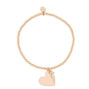 Bracciale Sfere con Cuore e Campanella-Bracciali-RUE DES MILLE- [SKU] -Gioielleria Granarelli