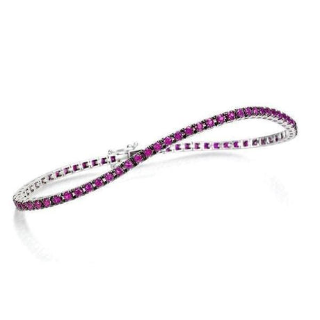 Bracciale Tennis Crieri Rubini-Bracciali-CRIERI- [SKU] -Gioielleria Granarelli