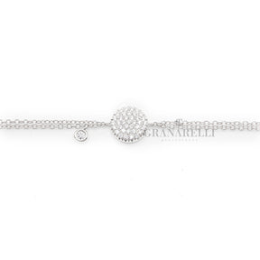 Bracciale Tondo di diamanti in Oro Bianco-Bracciali-CRIVELLI-Gioielleria Granarelli