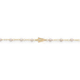 Bracciale perle lettera speciale-Bracciali-GioGio- [SKU] -Gioielleria Granarelli