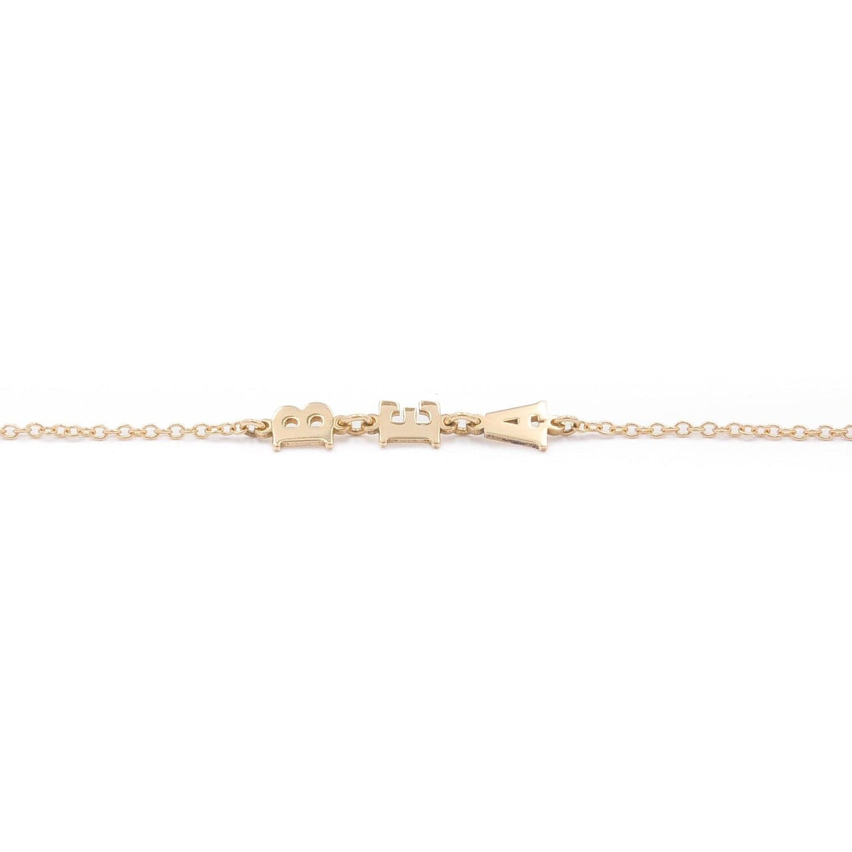 Bracciale personalizzato tre lettere-Bracciali-GioGio- [SKU] -Gioielleria Granarelli