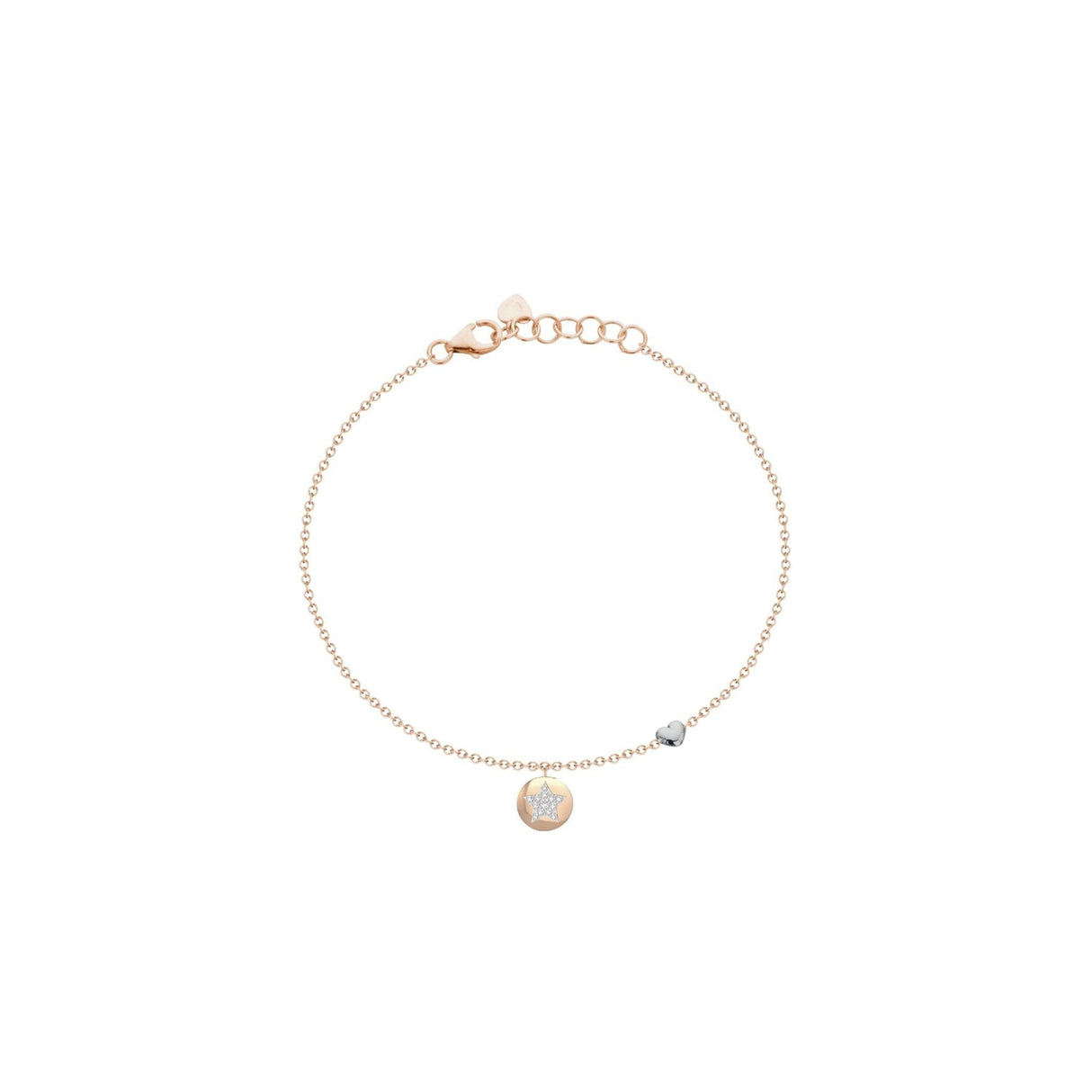 Bracciale stella in Oro Rosa e Diamanti-Bracciali-BUONOCORE- [SKU] -Gioielleria Granarelli