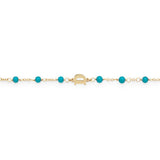 Bracciale turchesi lettera speciale-Bracciali-GioGio-D-Gioielleria Granarelli