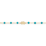Bracciale turchesi lettera speciale-Bracciali-GioGio-B-Gioielleria Granarelli