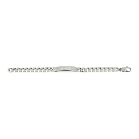Bracciale Signature Catena con Targhetta GG Argento-Bracciali-GUCCI-Gioielleria Granarelli