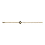 Bracciale Interlocking Oro Giallo, Onice e Diamante-Bracciali-GUCCI-Gioielleria Granarelli