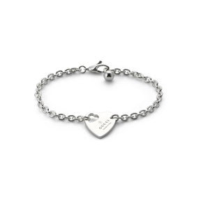 Bracciale a Catena Trademark con Cuore-Bracciali-GUCCI-Gioielleria Granarelli