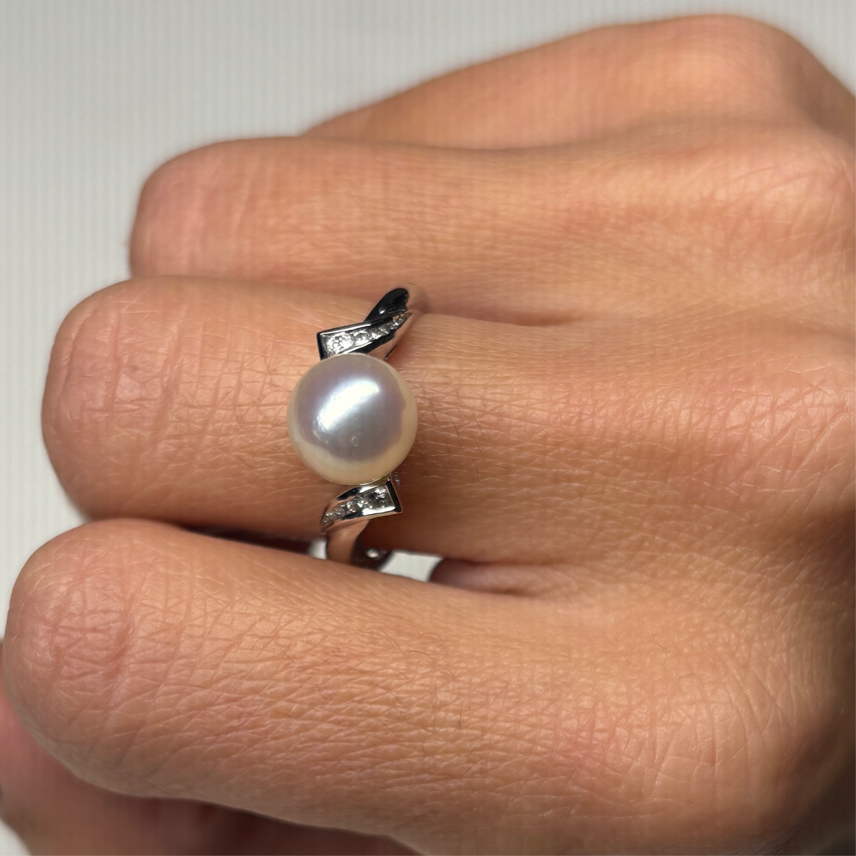 Anillo de corazón de zafiro y diamante