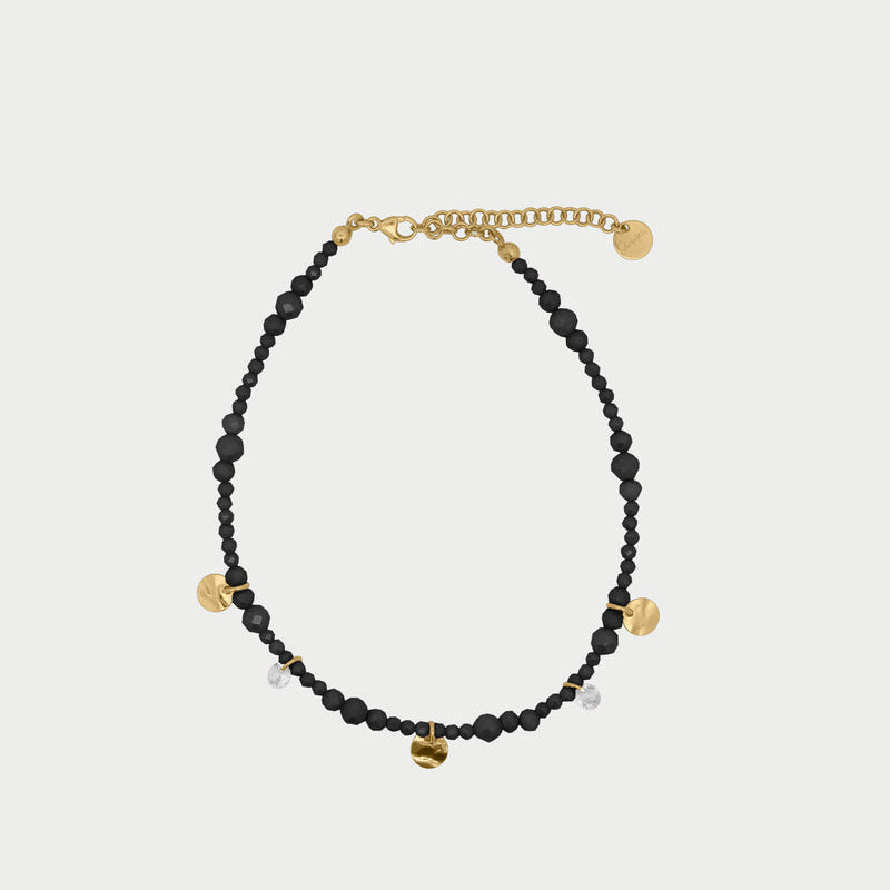 Cavigliera Zirconi Milky Pendenti