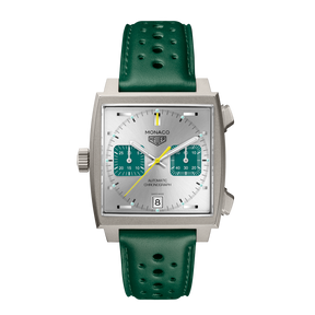 TAG Heuer Monaco Chronograph Racing Green Titanio-Orologi-TAG HEUER-Gioielleria Granarelli