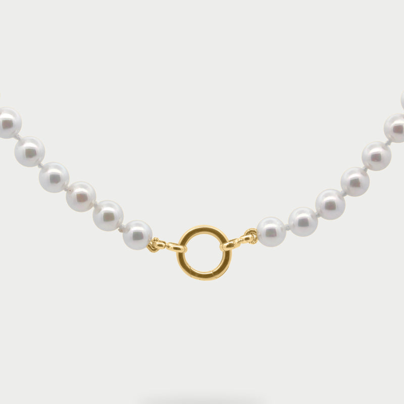 Girocollo Perle Base chiusura cerchio