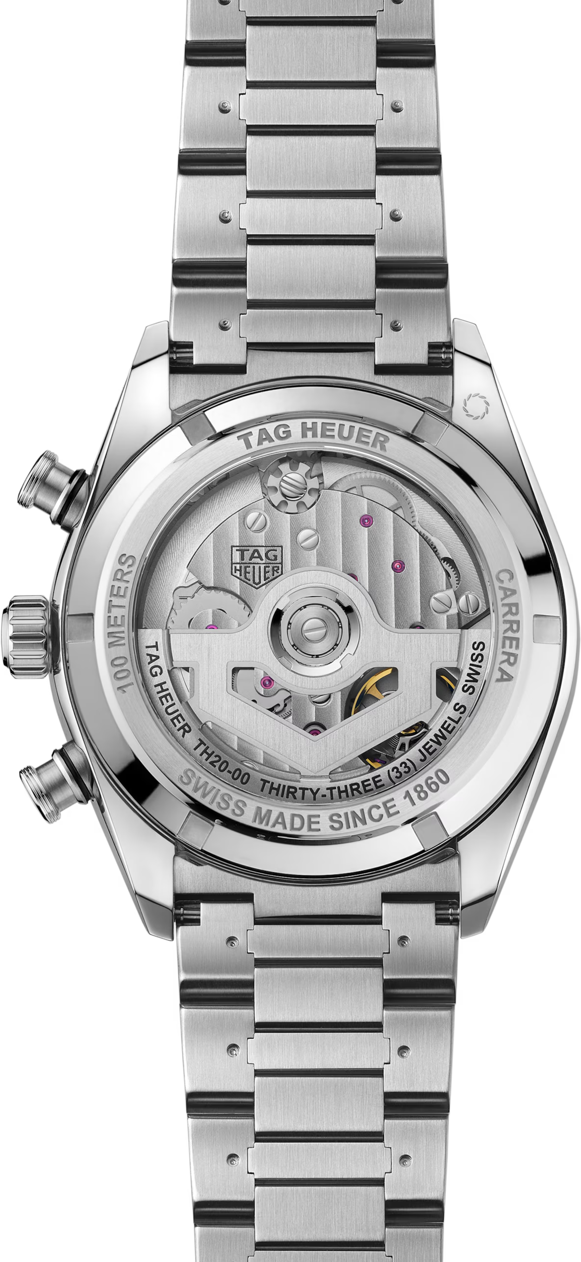 Carrera Automatico Chronograph Panda 42 mm Acciaio