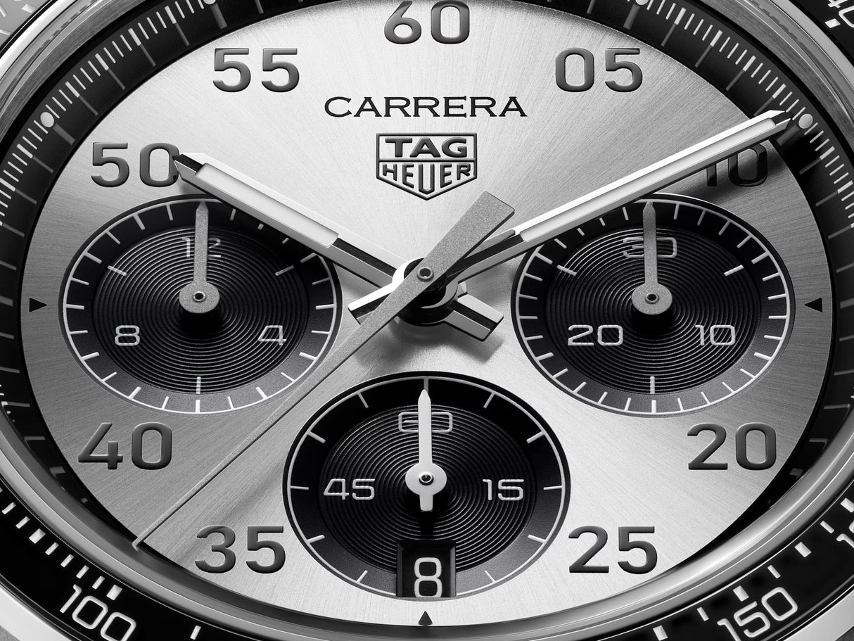 Carrera Automatico Chronograph Panda 42 mm Acciaio