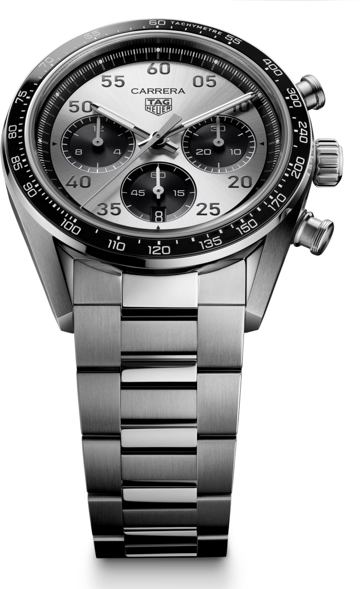 Carrera Automatico Chronograph Panda 42 mm Acciaio