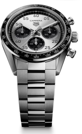 Carrera Automatico Chronograph Panda 42 mm Acciaio