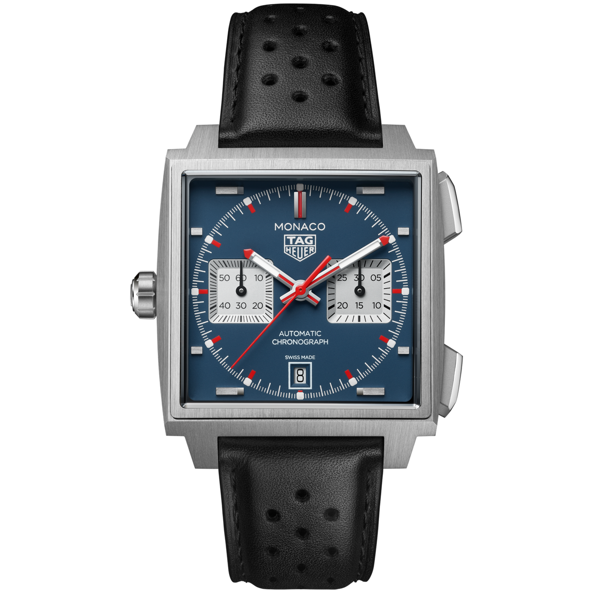 Monaco Chronograph Automatico Titanio Blu 39mm