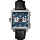 Monaco Chronograph Automatico Titanio Blu 39mm