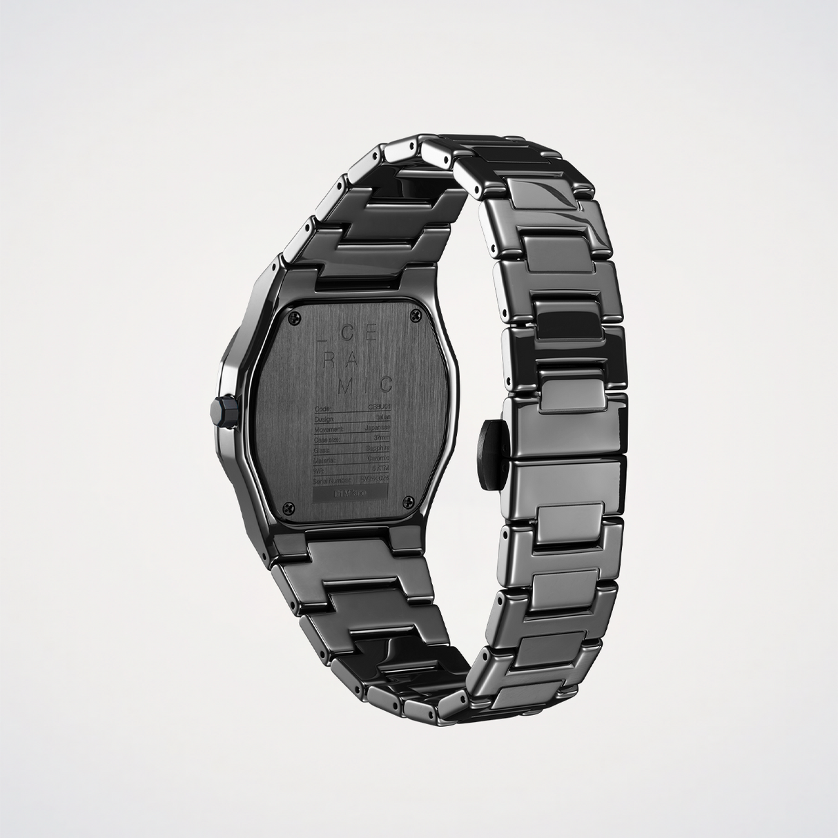 Pure Black Ceramica 37 mm-Orologi-D1 MILANO-Gioielleria Granarelli