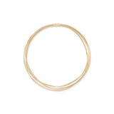 Collana Marrakech Oro Giallo 3 fili