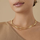 Collana Marrakech Oro Giallo 3 fili