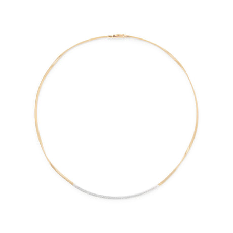 Girocollo Marco Bicego Marrakech in Oro Giallo e Diamanti-Girocolli-BICEGO-Gioielleria Granarelli