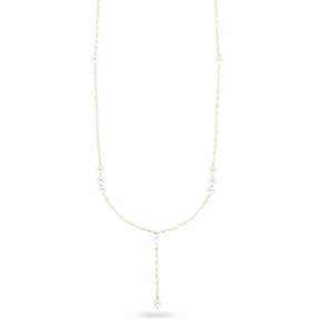 Collana Lunga Cravatta con perle - Whiteside-Girocolli-RUE DES MILLE-Gioielleria Granarelli