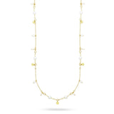Collana Lunga con Perle pendenti e Medaglie - Whiteside-Girocolli-RUE DES MILLE-Gioielleria Granarelli