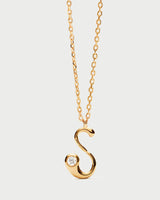 Collana con pendente iniziale S