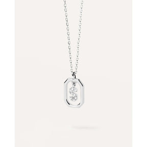 COLLANA CON LETTERA S MINI SILVER-PDPAOLA-CO02-530-U-Gioielleria Granarelli