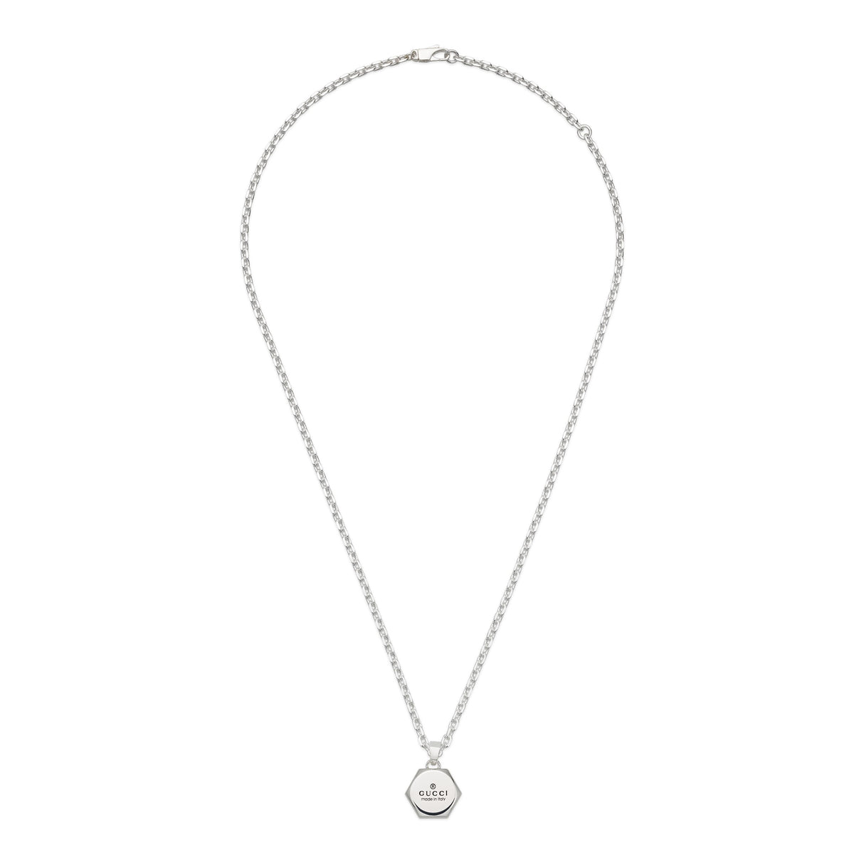 Collana con Trademark in Argento-Girocolli-GUCCI-Gioielleria Granarelli