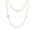Collana Lunga Con Pavè di diamanti in Oro rosa-Girocolli-CRIVELLI-Gioielleria Granarelli