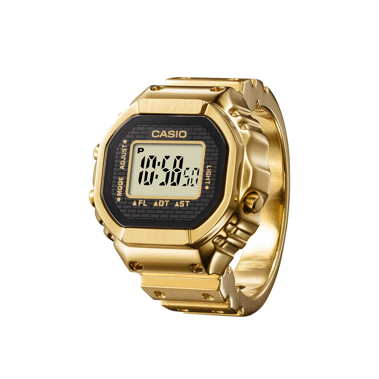 Orologio ad Anello Acciaio Dorato CRW-001G