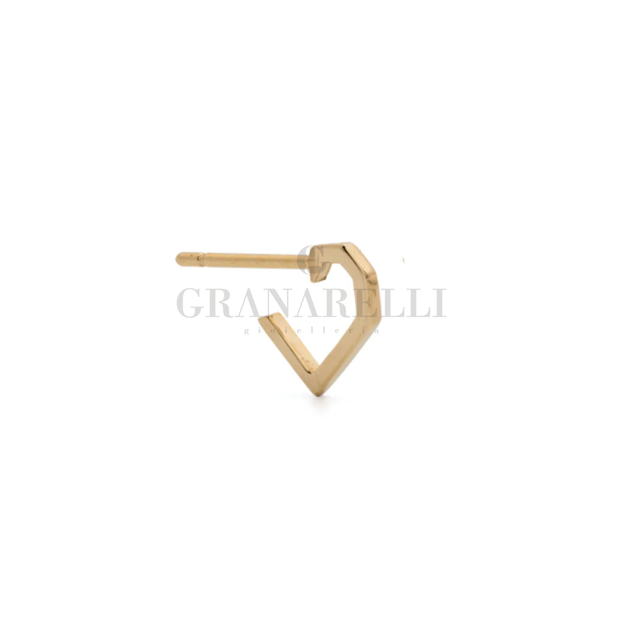Orecchino Mono cuore-Orecchini-ALIITA-Gioielleria Granarelli