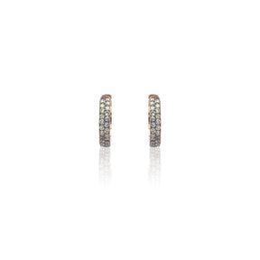 Cerchietto Oro Rosa e Diamanti Brown-Orecchini-BUONOCORE- [SKU] -Gioielleria Granarelli