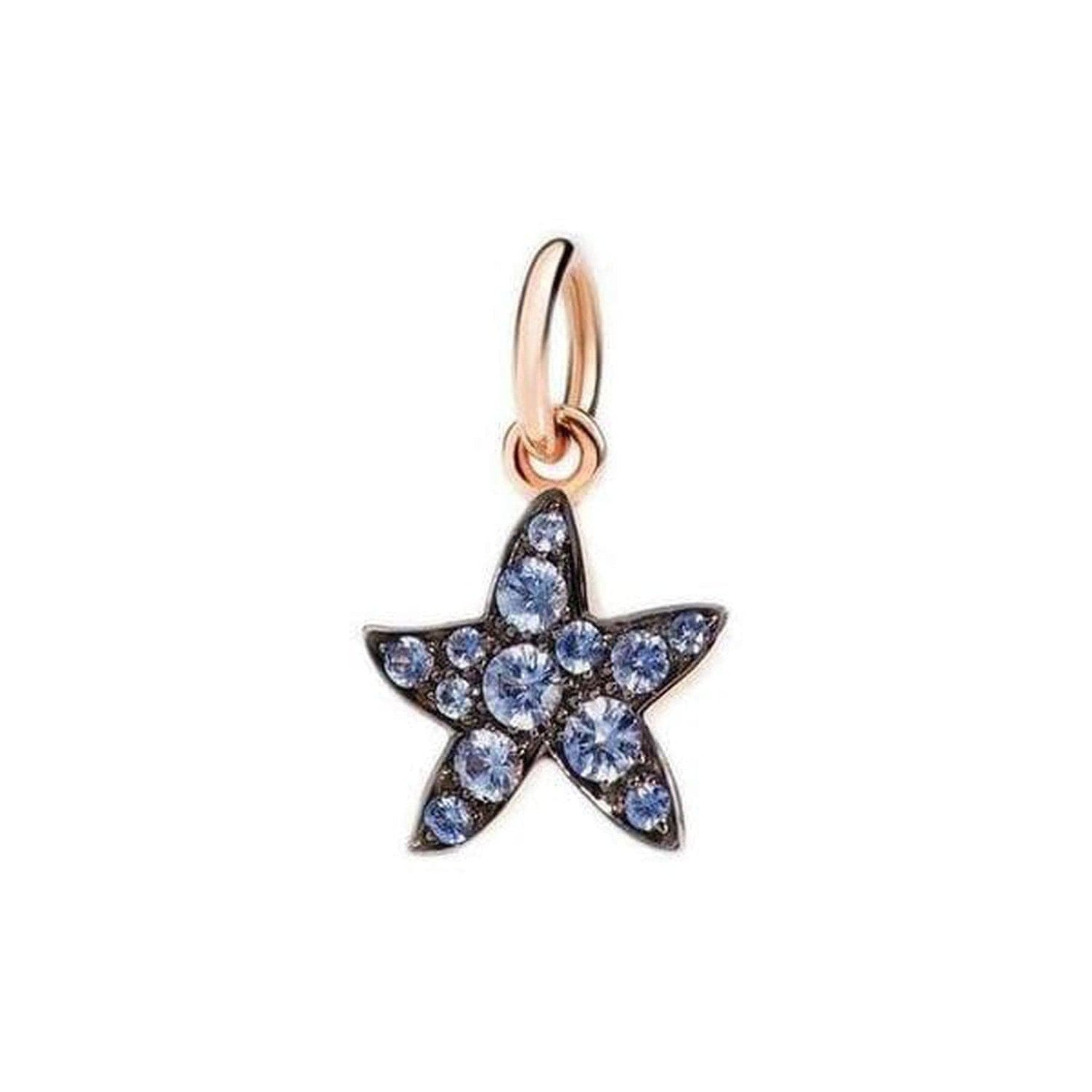 Dodo marine star pendant with blue sapphires d3stp9za