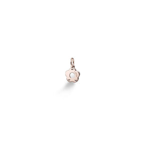 Charm Fiore Argento e Oro Rosa-Girocolli-LE BEBE'- [SKU] -Gioielleria Granarelli