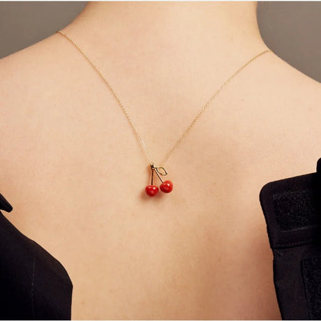 CEREZA ROSSA COLLANA-Girocolli-ALIITA-Gioielleria Granarelli