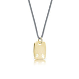 Ciondolo Piastra Bimbo e Bimba Oro Giallo-Girocolli-LE BEBE'- [SKU] -Gioielleria Granarelli