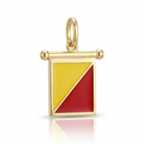 Ciondolo Bandierina Marinara Oro Giallo 9kt
